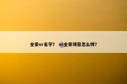 全景vr名字？ vr全景项目怎么样？