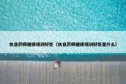 执业药师继续培训好处（执业药师继续培训好处是什么）