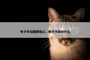 电子手绘图教程ai，电子手绘叫什么