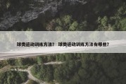 球类运动训练方法？ 球类运动训练方法有哪些？