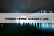 杭州哪里有小儿推拿师傅，杭州哪家医院有小儿推拿