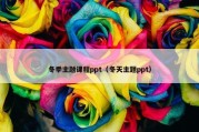 冬季主题课程ppt（冬天主题ppt）