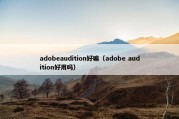 adobeaudition好嘛（adobe audition好用吗）