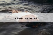毛发项链？ 项链上卷了毛发？