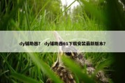 dy辅助器？ dy辅助器61下载安装最新版本？
