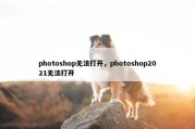 photoshop无法打开，photoshop2021无法打开