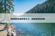 沈阳音乐会员共享几个，沈阳有音乐会吗