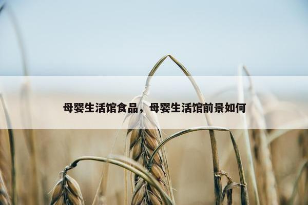母婴生活馆食品，母婴生活馆前景如何