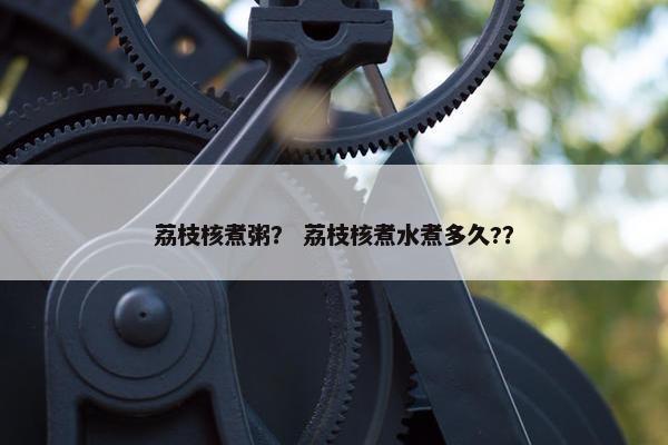 荔枝核煮粥? 荔枝核煮水煮多久?? 荔枝核煮粥? 荔枝核煮水煮多久??