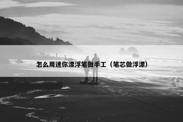 怎么用迷你漂浮笔做手工(笔芯做浮漂) 怎么用迷你漂浮笔做手工(笔芯做浮漂)