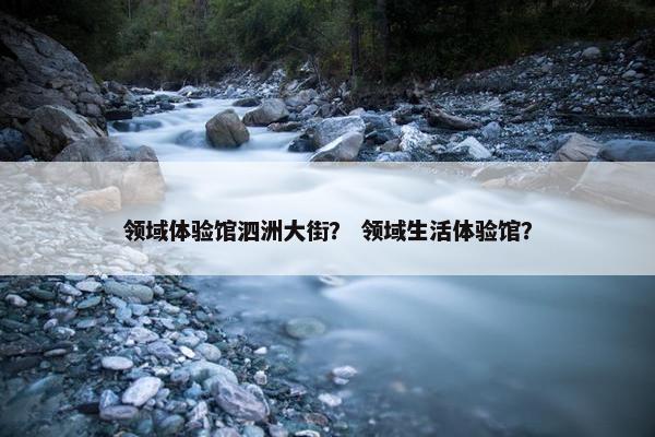 领域体验馆泗洲大街? 领域生活体验馆? 领域体验馆泗洲大街? 领域生活体验馆?