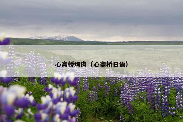 心斋桥烤肉（心斋桥日语）