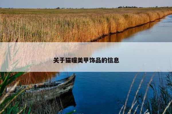 关于猫瞳美甲饰品的信息