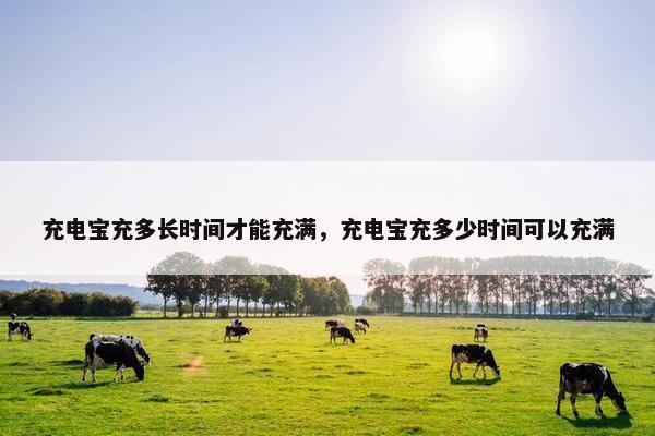 充电宝充多长时间才能充满,充电宝充多少时间可以充满 充电宝充多长时间才能充满,充电宝充多少时间可以充满