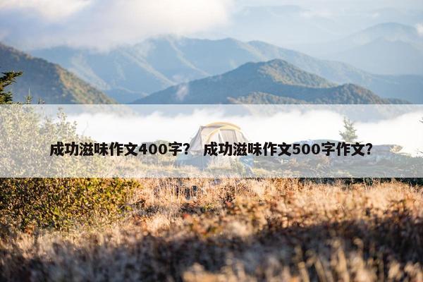 成功滋味作文400字？ 成功滋味作文500字作文？