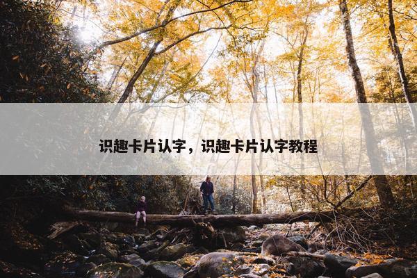 识趣卡片认字,识趣卡片认字教程 识趣卡片认字,识趣卡片认字教程