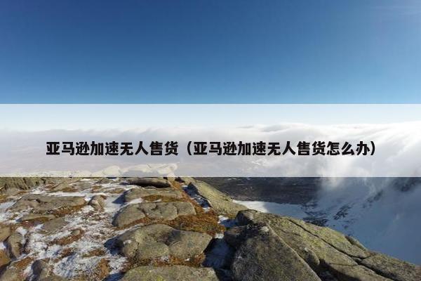 亚马逊加速无人售货(亚马逊加速无人售货怎么办) 亚马逊加速无人售货(亚马逊加速无人售货怎么办)