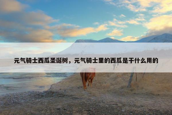 元气骑士西瓜圣诞树,元气骑士里的西瓜是干什么用的 元气骑士西瓜圣诞树,元气骑士里的西瓜是干什么用的